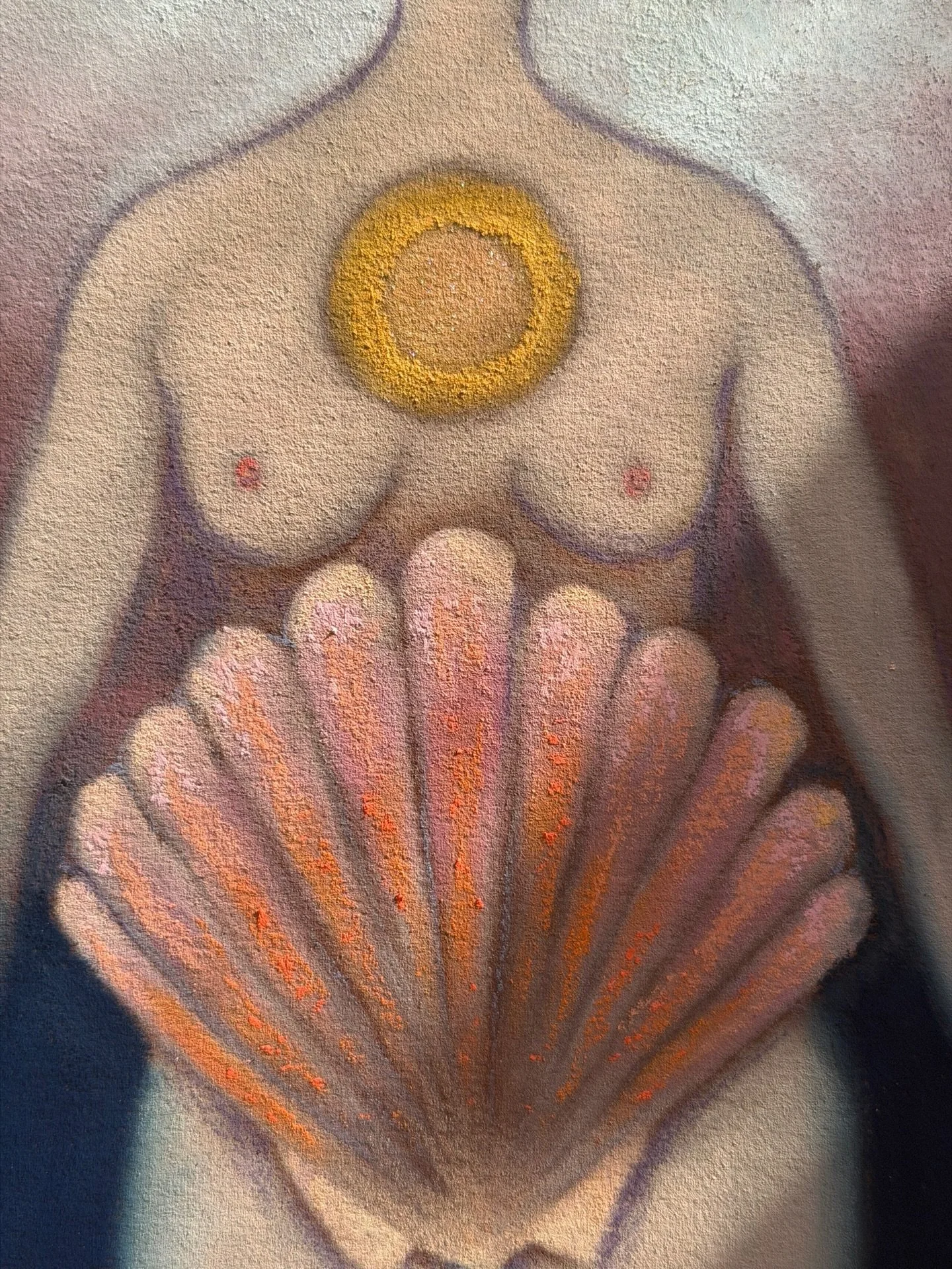 There are certain symbols that come into my paintings. Like guides, they take me to the lands unknown, and I follow them blindly. 

Blindly is the hardest part, because I am so curious and often start demanding answers right away. It takes a great am