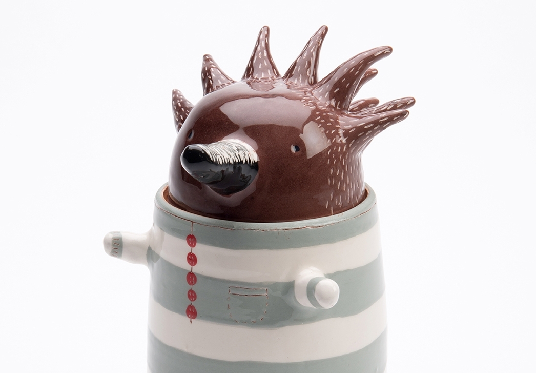 Echidna - 2016 Earthenware Lidded Jar