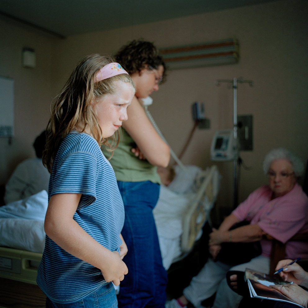   Four generations waiting, Mercy Hospital Mt. Airy, Cincinnati, Ohio  2004 