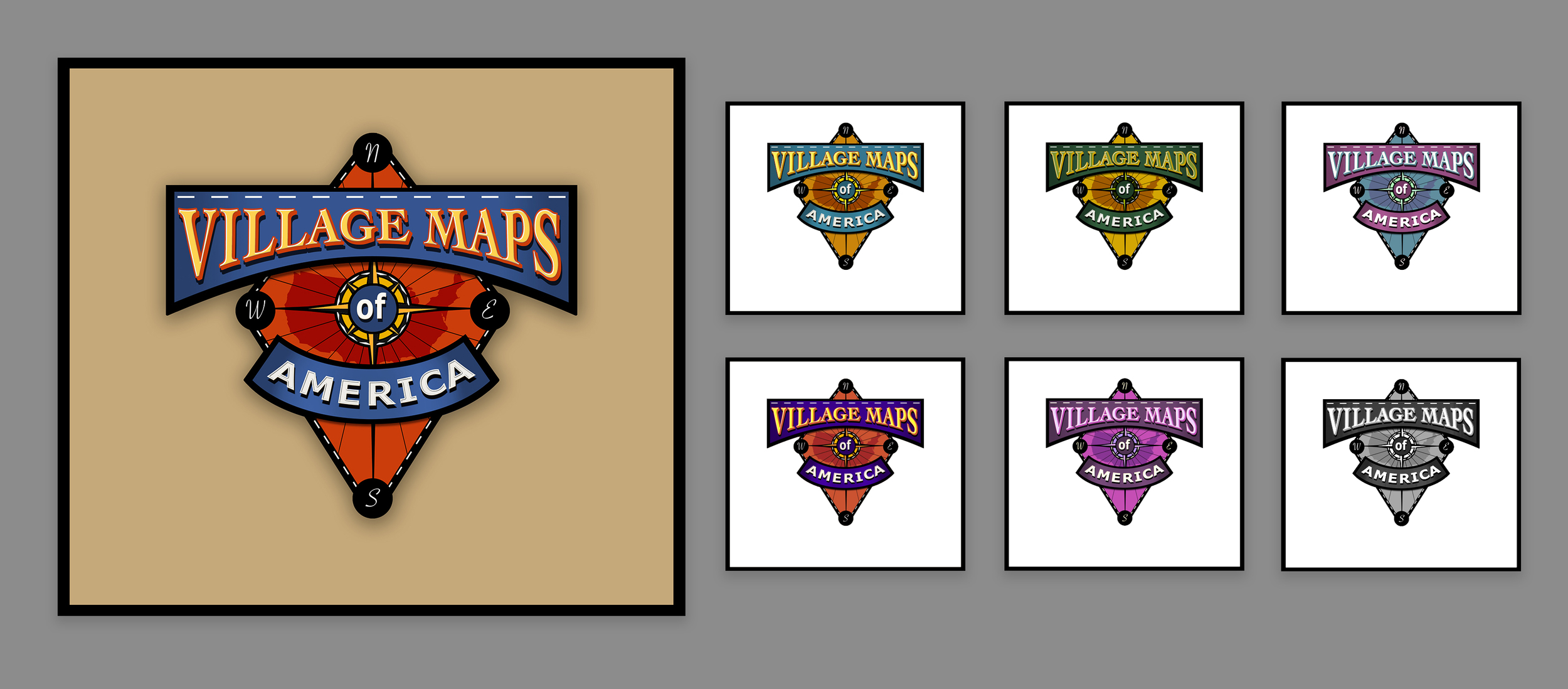 VILLAGE MAPS OF AMERICA