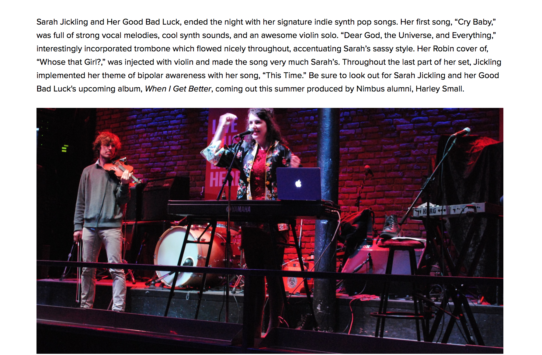 We were featured on business class records blog ...