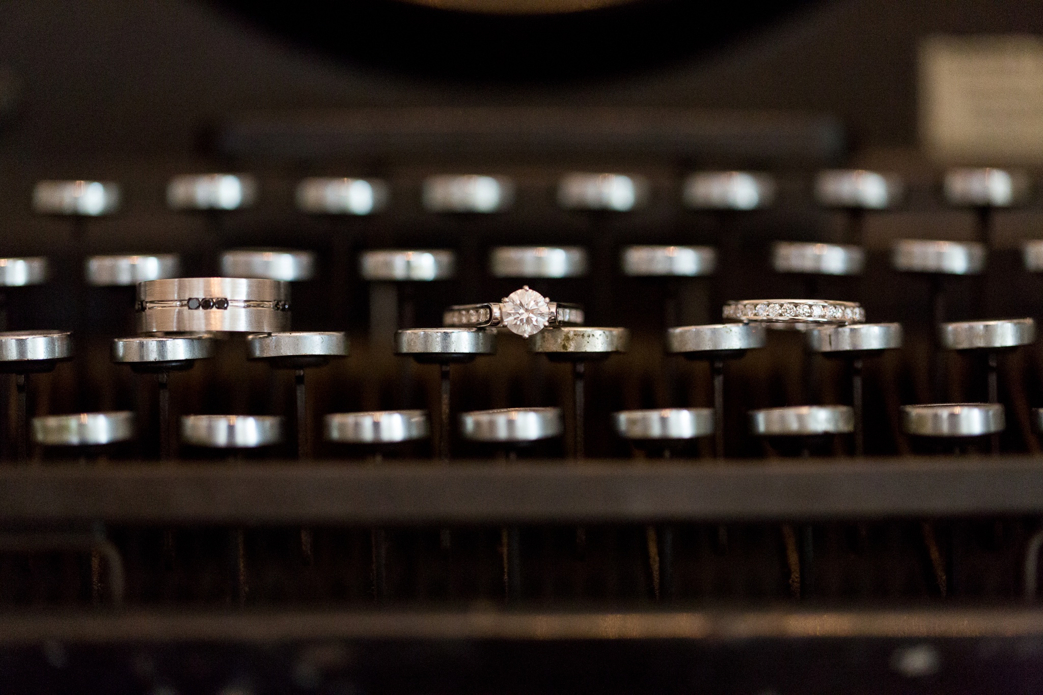 typewriter-wedding-ring-shot