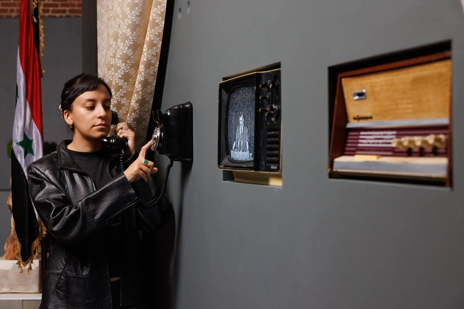   Hang Our Gods  (detail), 2025  Ether: Aromatic Mythologies , 2025. Photo courtesy of Craft Contemporary, Los Angeles. Exhibition Installation Image: Marc Walker. 