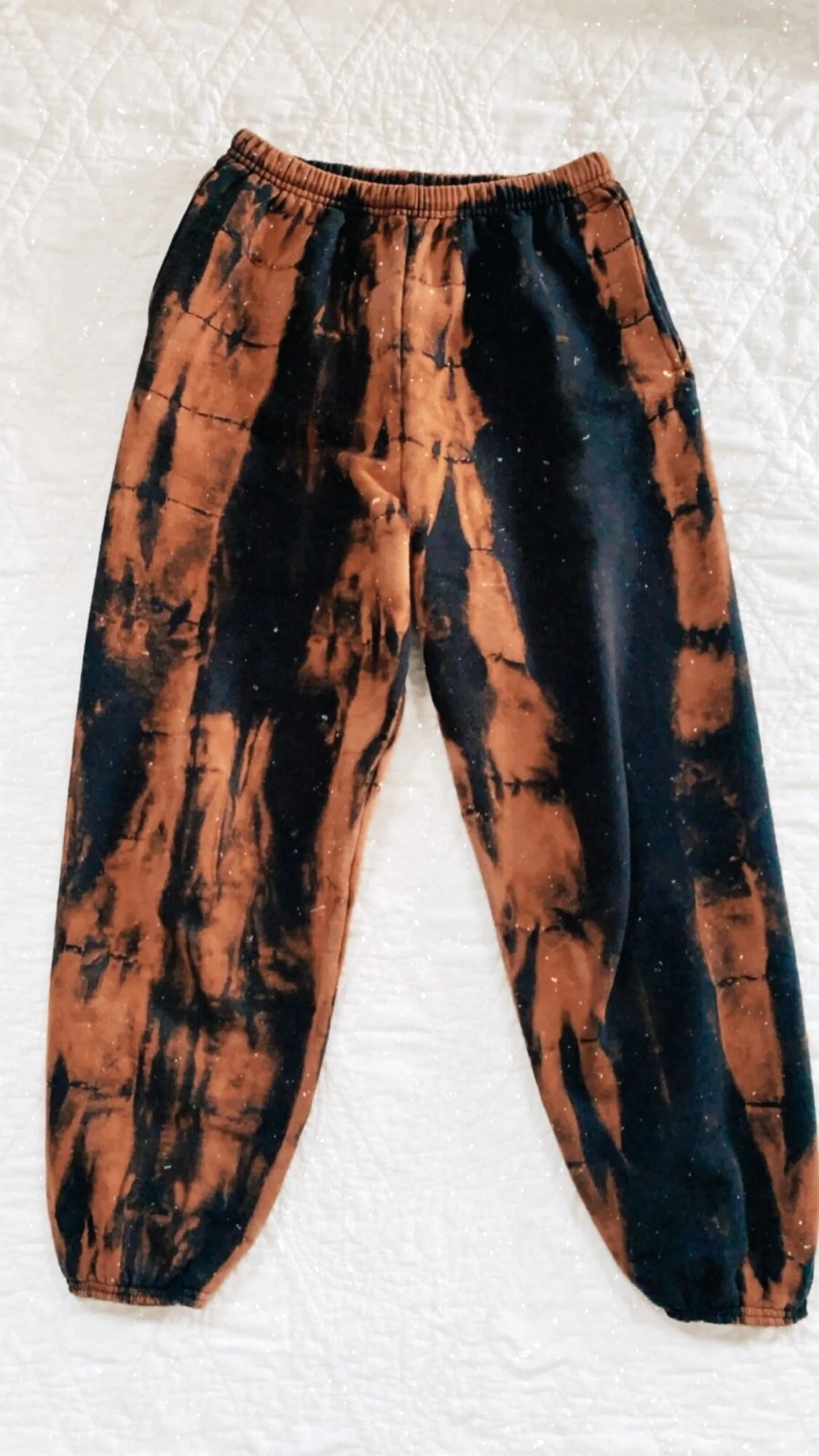 Joggers Black Bleached Sweats Black Bleach Tie Dye Joggers Hotsell