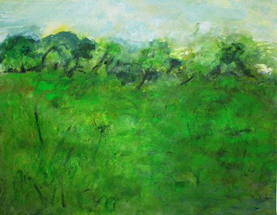 Livadia, 2012, acrylic on paper, 20 x 26"