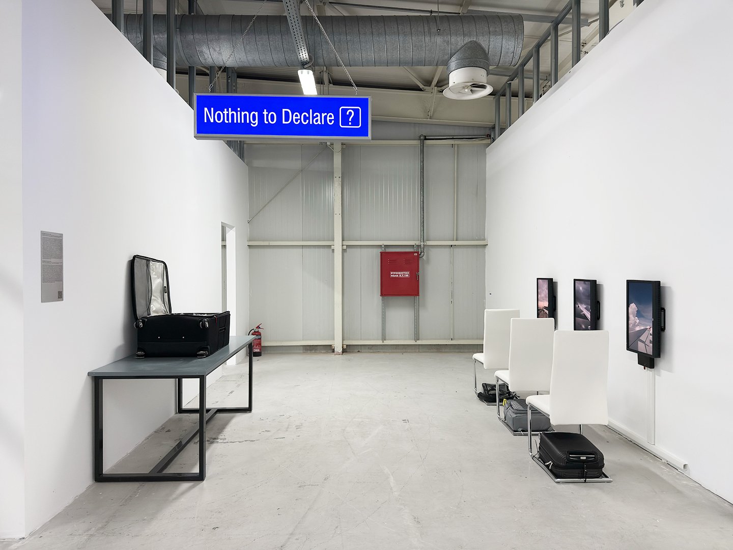 Nothing to Declare ?, 2025, mixed media installation, All Aboard, Athens International Airport