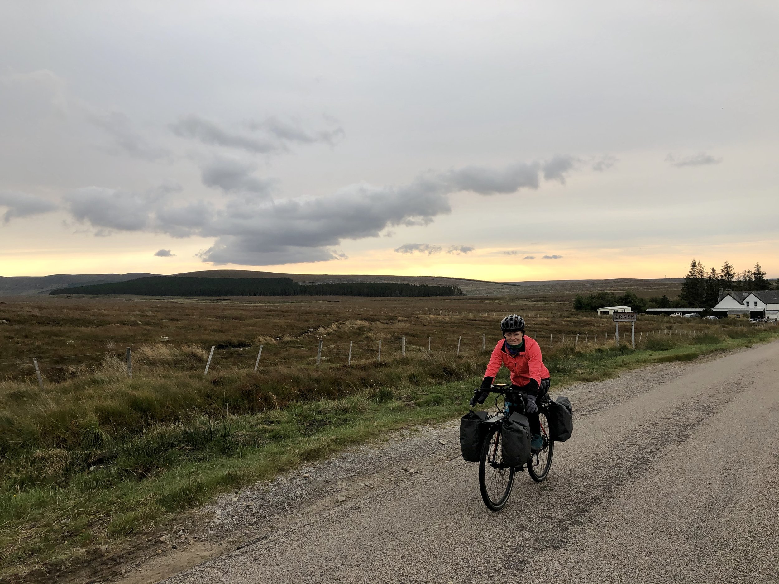  Cycling into Scotland’s remotest parts at Crask Inn. 
