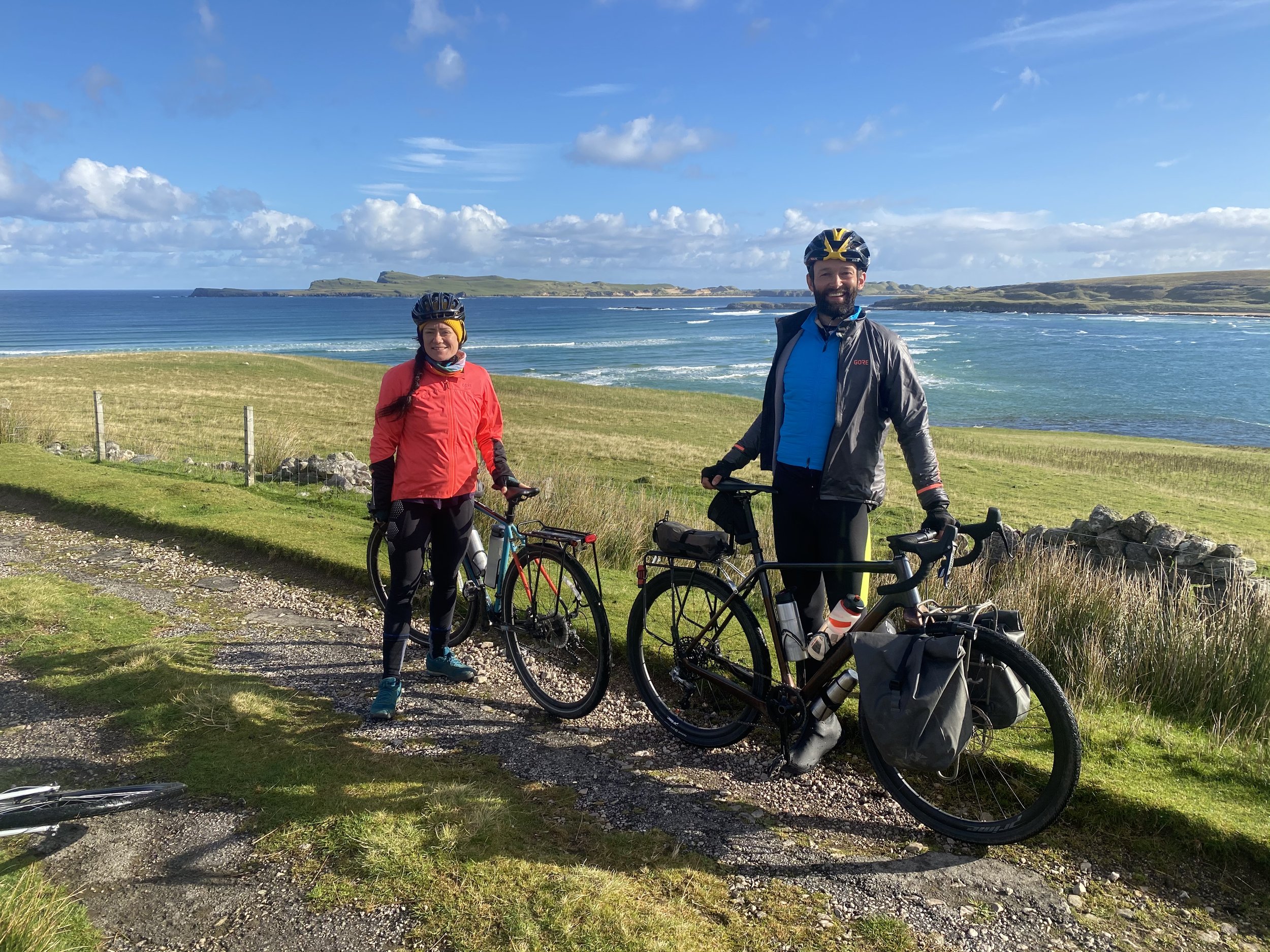  On the 200-year-old road to Cape Wrath, Britain’s most north-westerly point. 