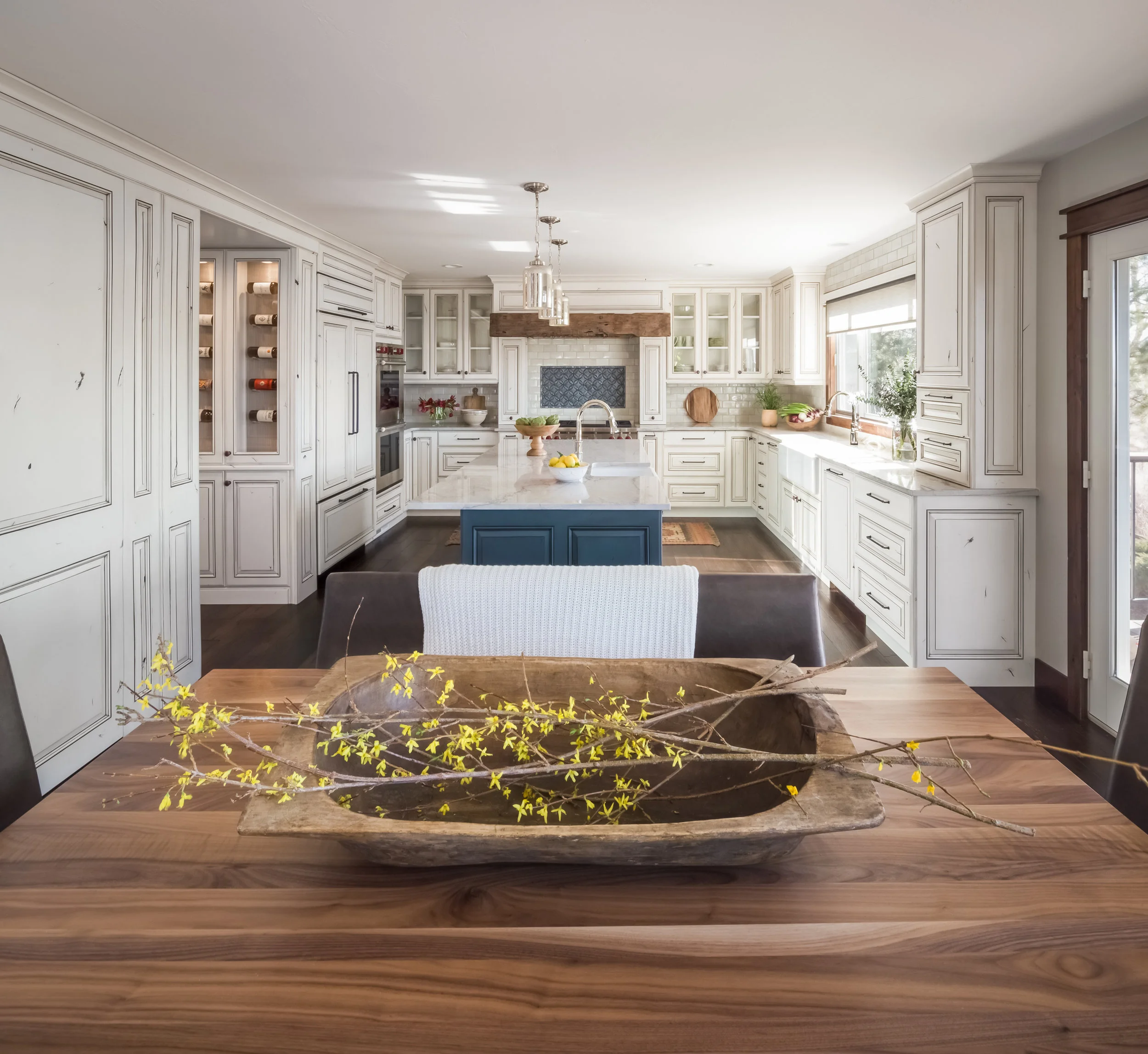 White Blue and Wood Kitchen.jpg