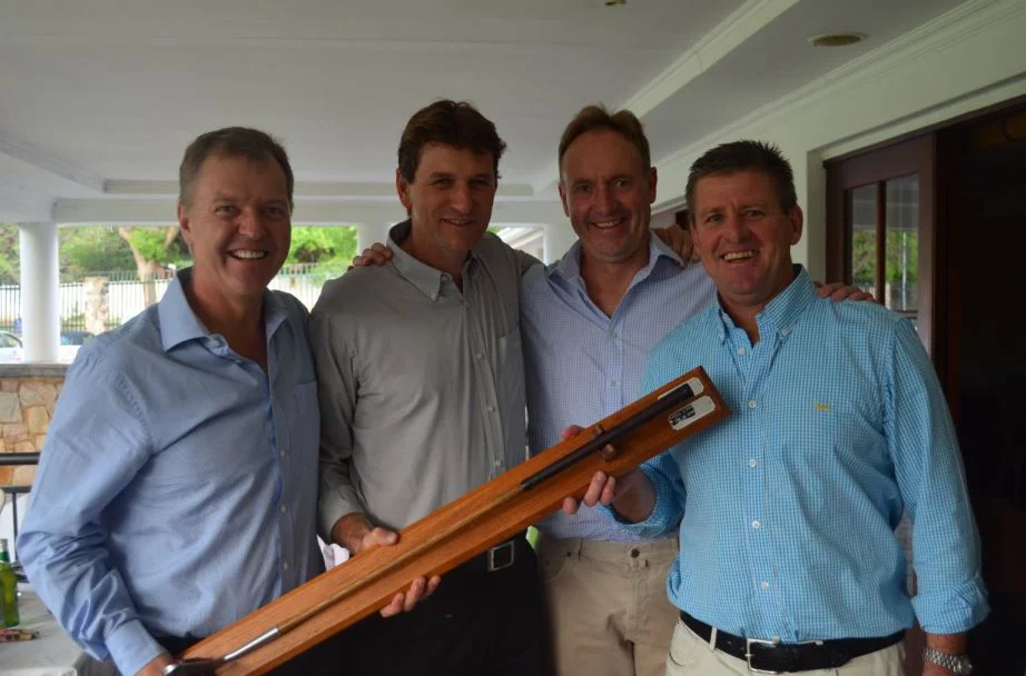 Congratulations to the winning four ball! From left: James Clucas, Alan Joffe, John Kumleben & Joe Brownlee. 