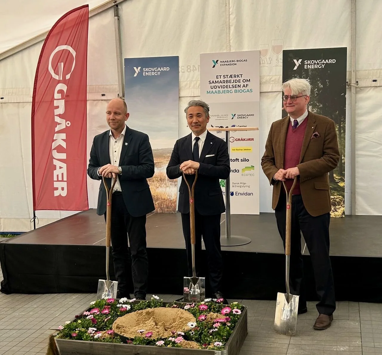 Ground breaking at Maabjerg Biogas