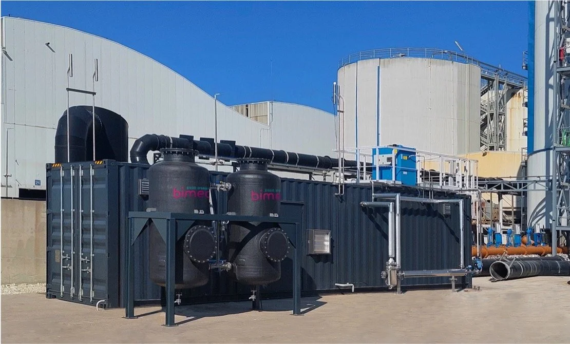 BIMEO Membrane Biogas Upgrading container plant