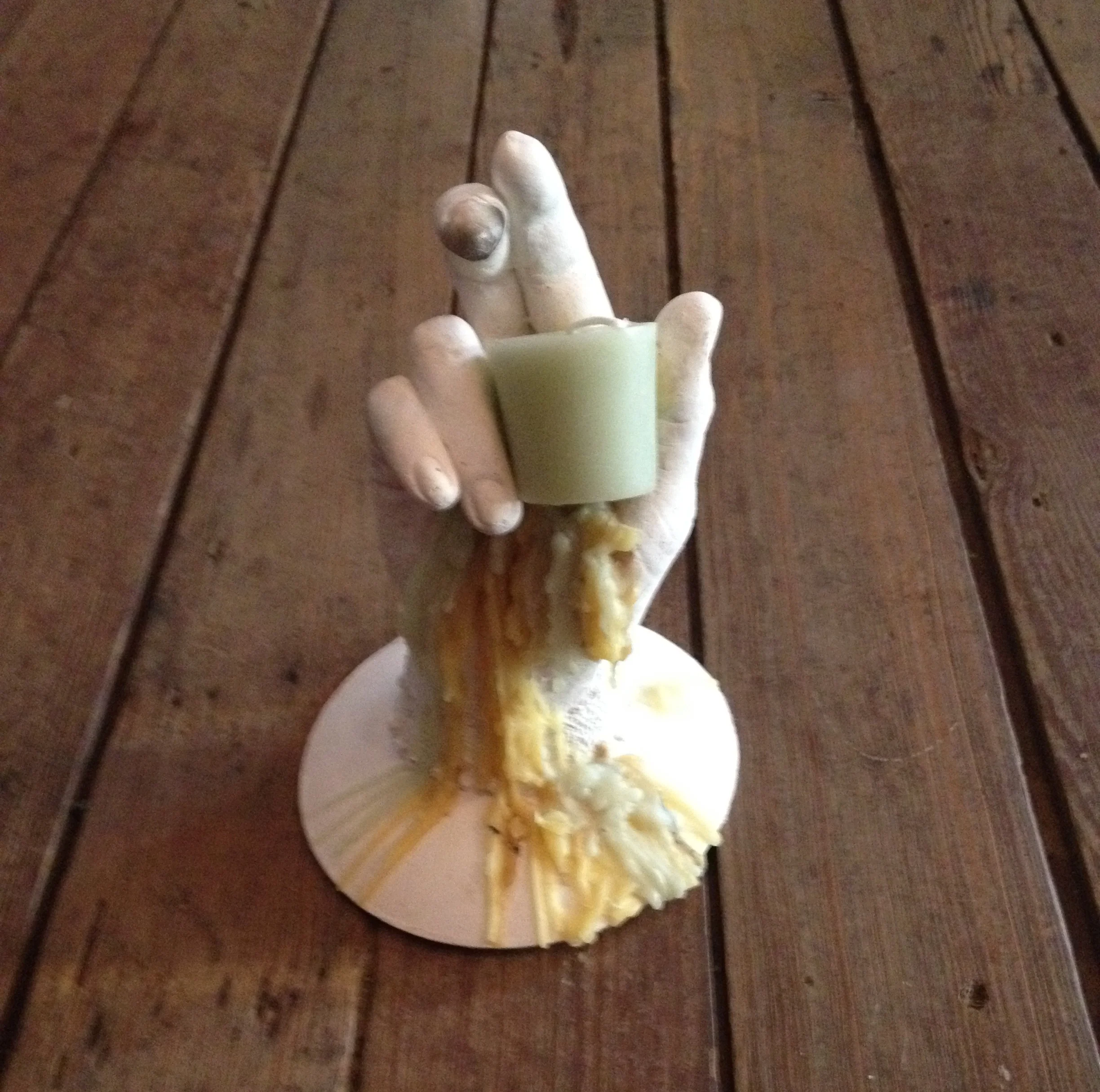 hand plaster candle.JPG