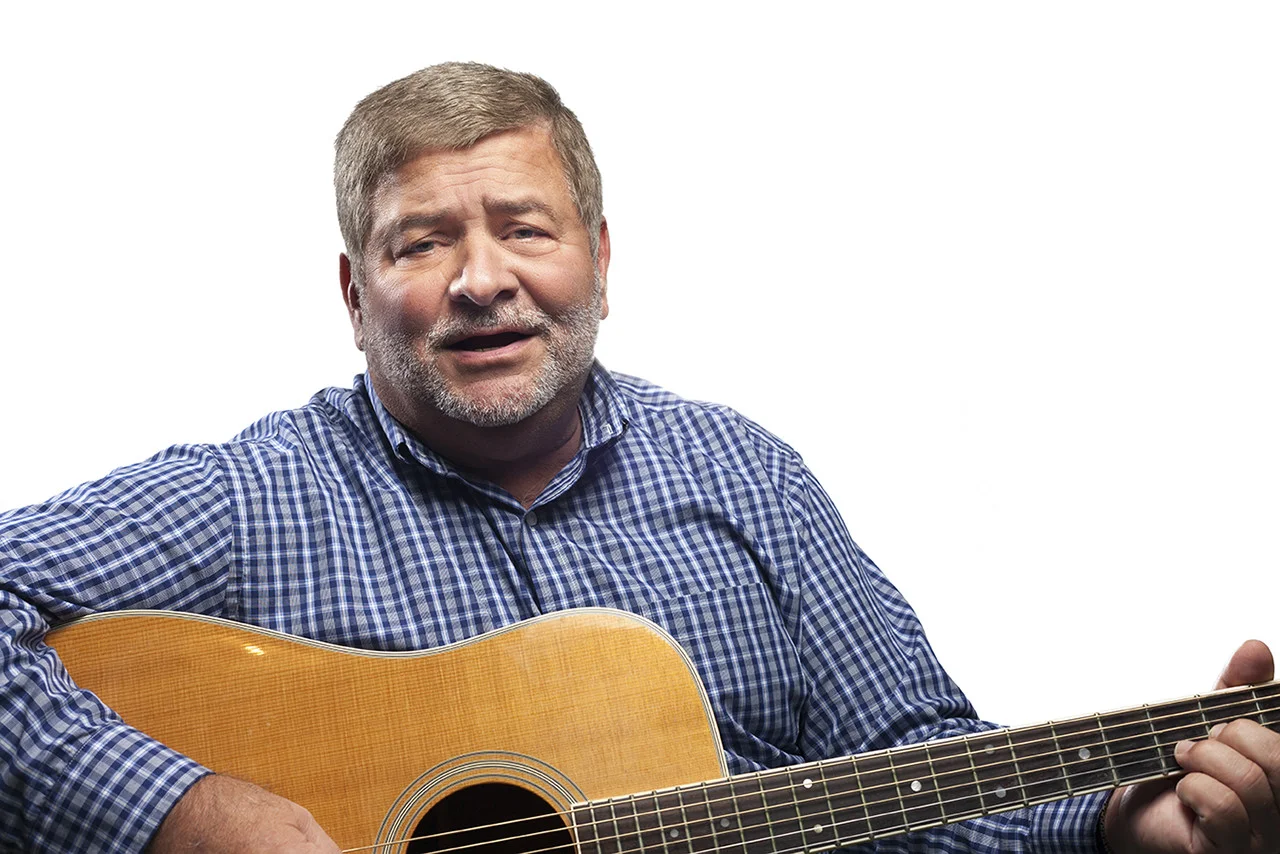 Photo of my Dad playing his guitar, one of his favorite things to do. 2015