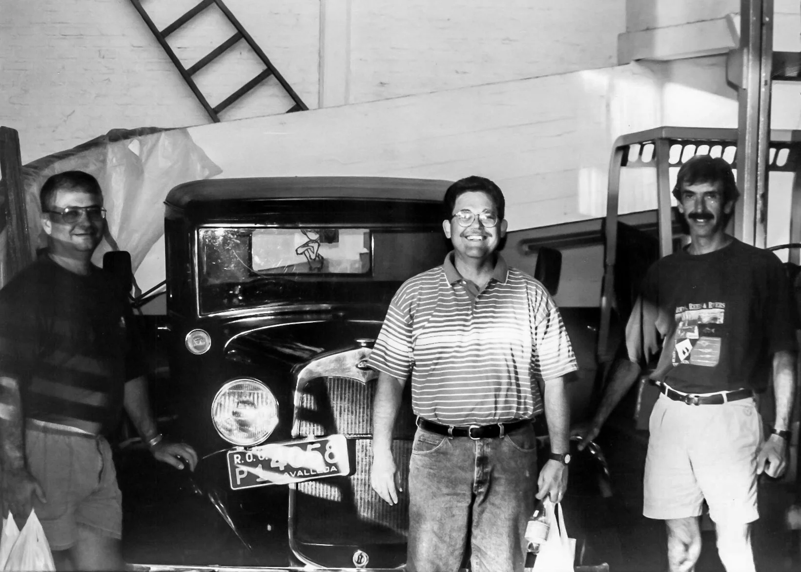 This is one of those times that you never forget. On the left: Harry (my Dad), center: Garry, Righ: Rodolfo.