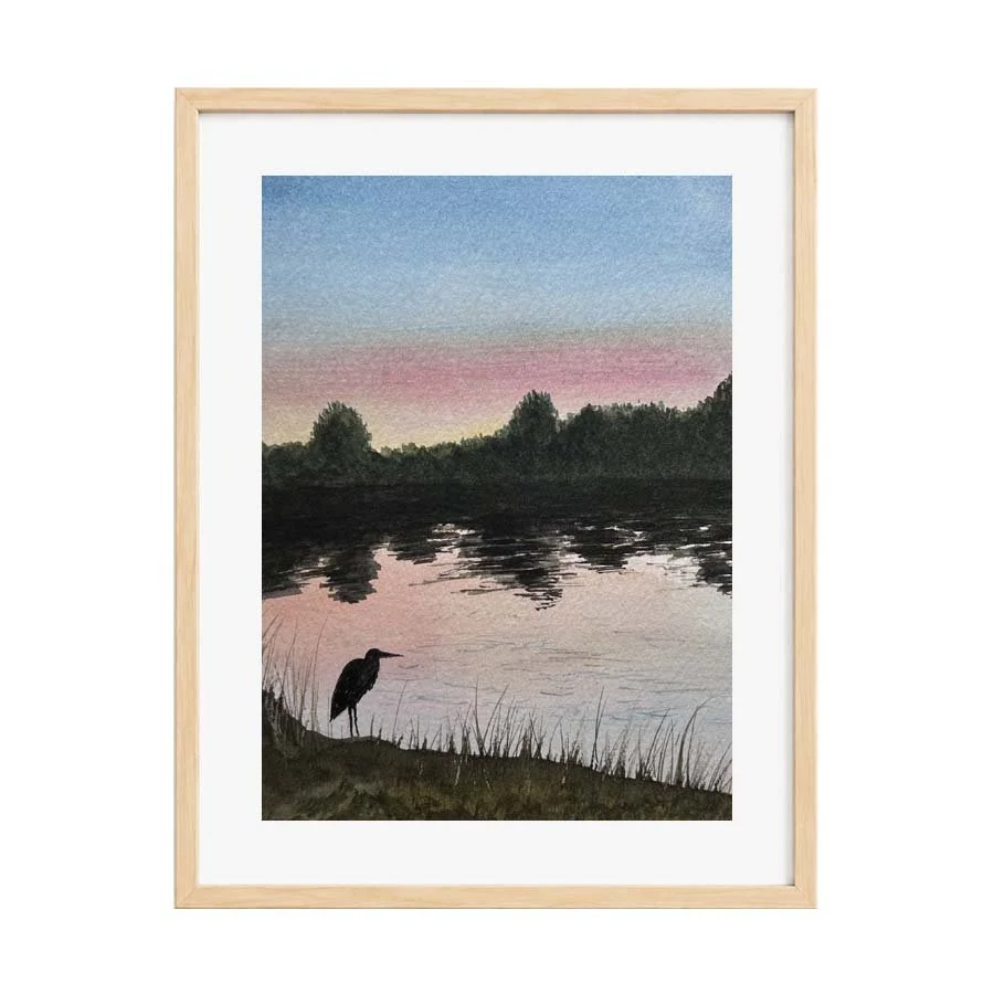 Heron at Sunrise