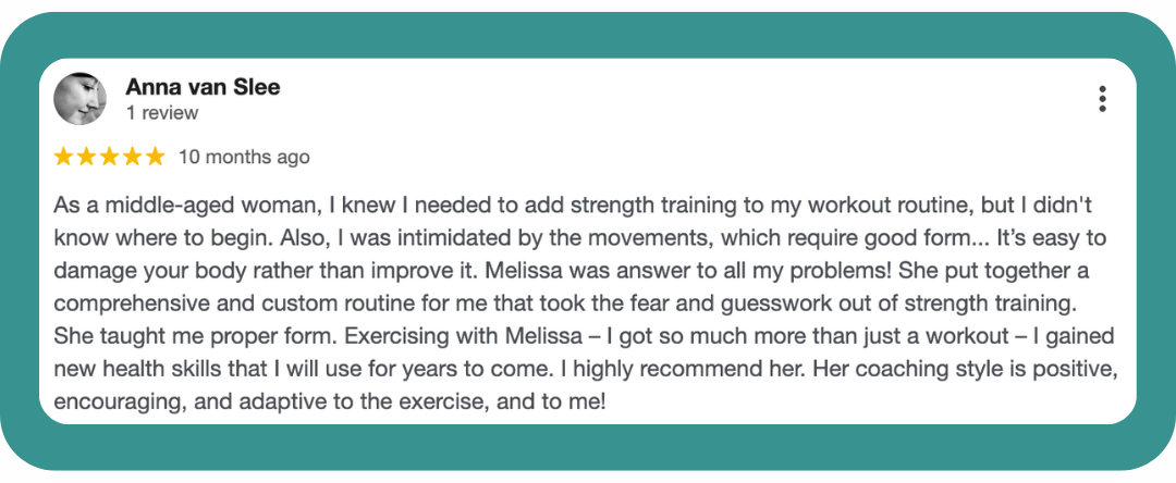 Women's Personal Trainer- Westlake, Thousand Oaks, Newbury Park