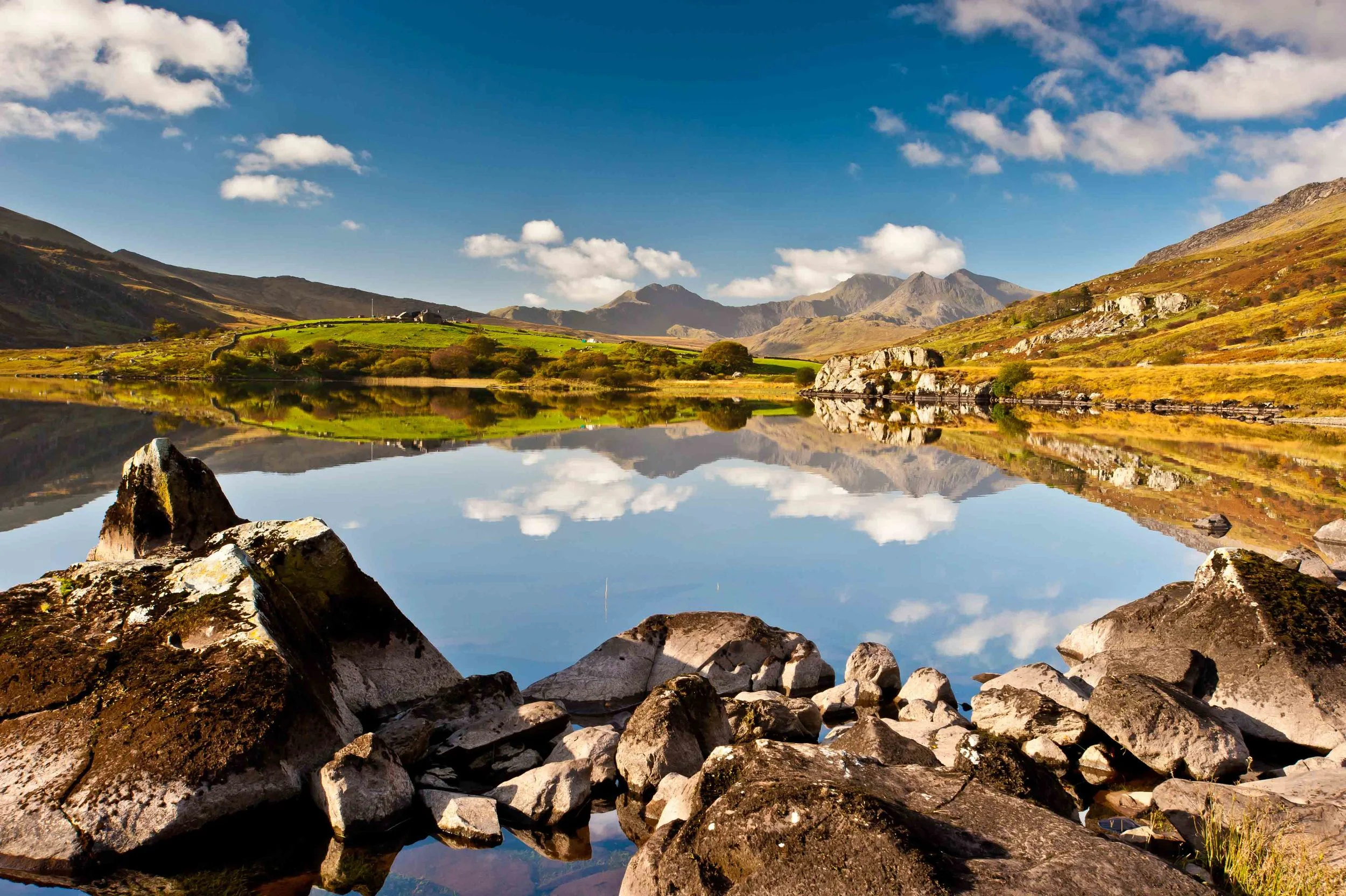 Snowdon from Llynau Mymbyr 