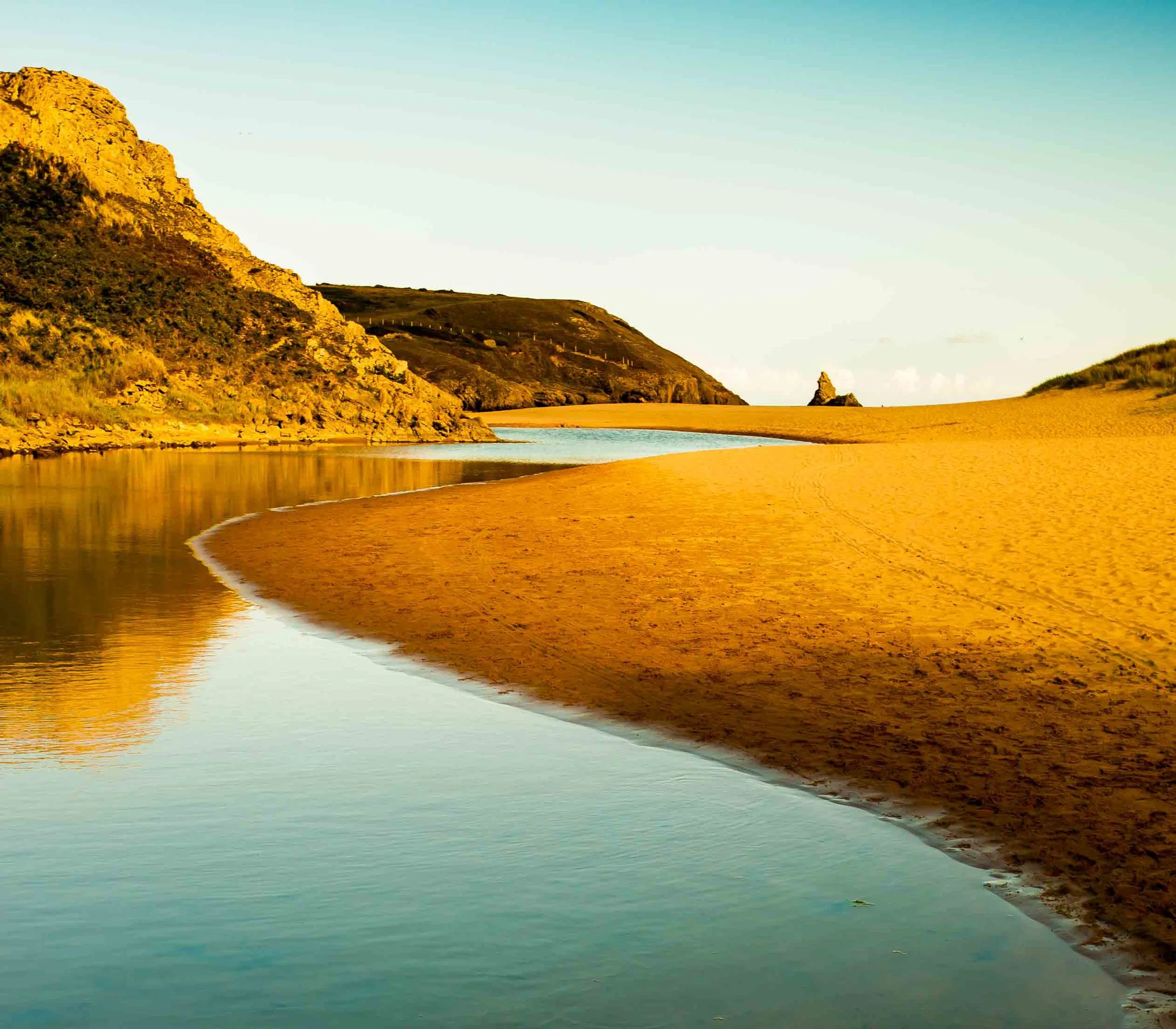 Broadhaven with Church rock