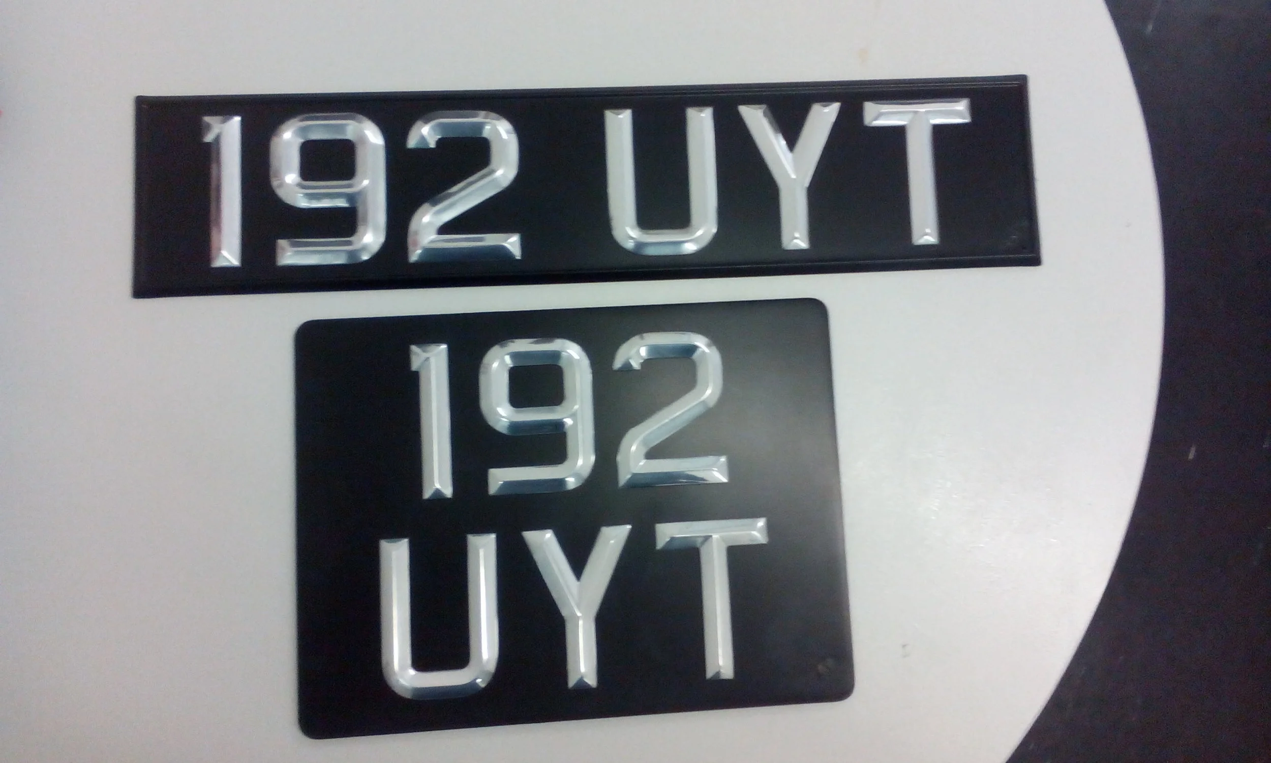 ACE Peak Plates for Jaguar Mk VII, 1954
