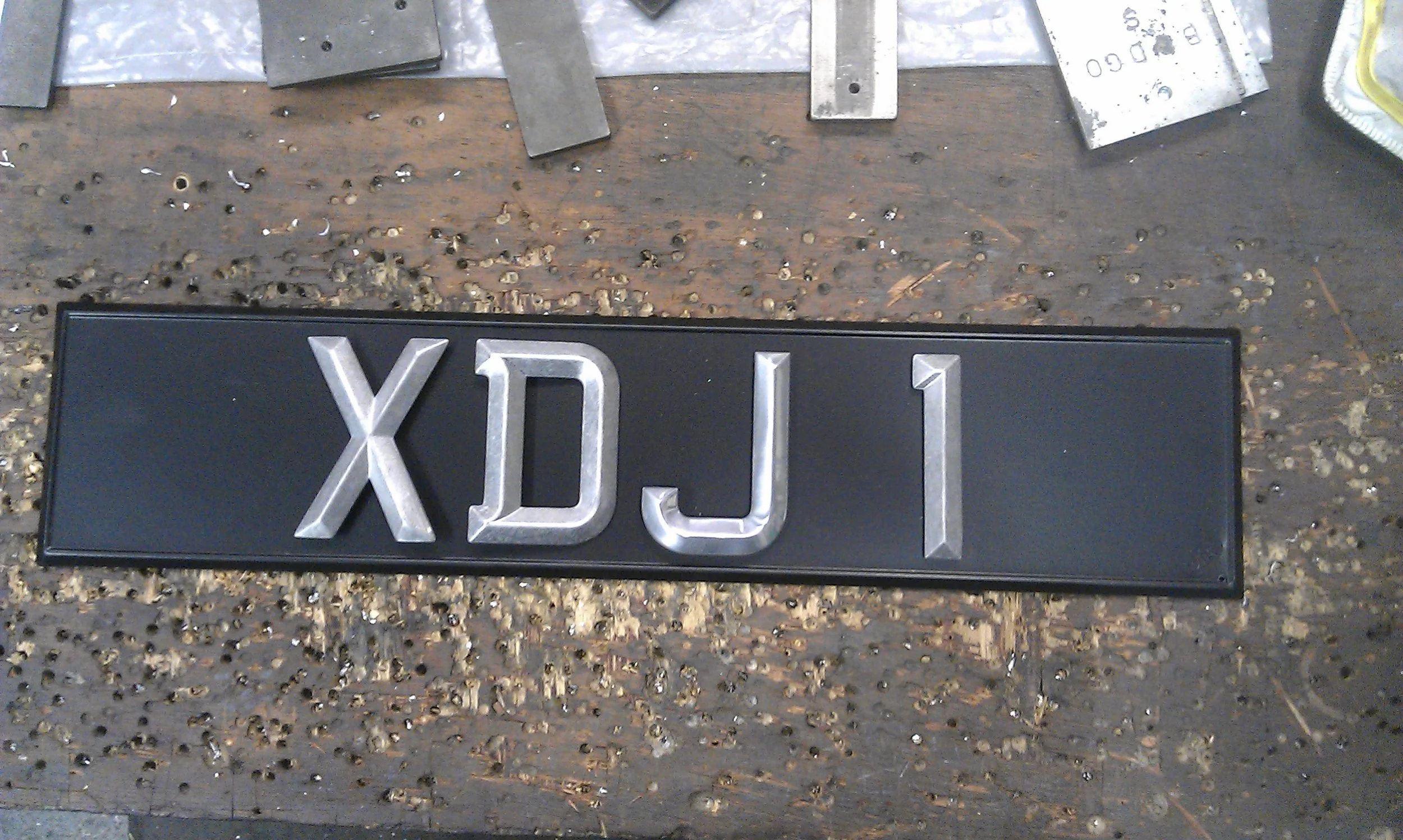 Ace Plate mock up before fixing