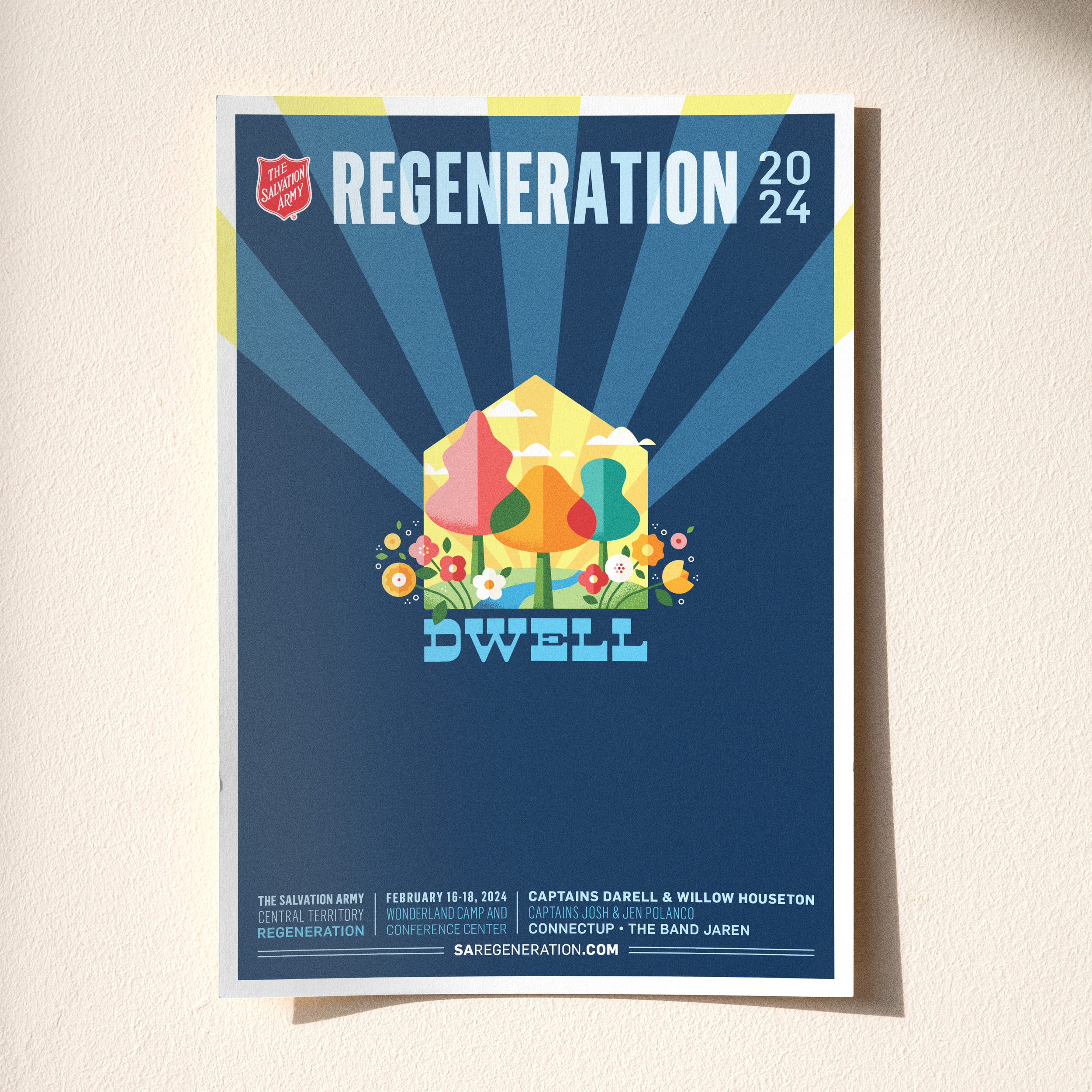 Blooming Dwell Poster