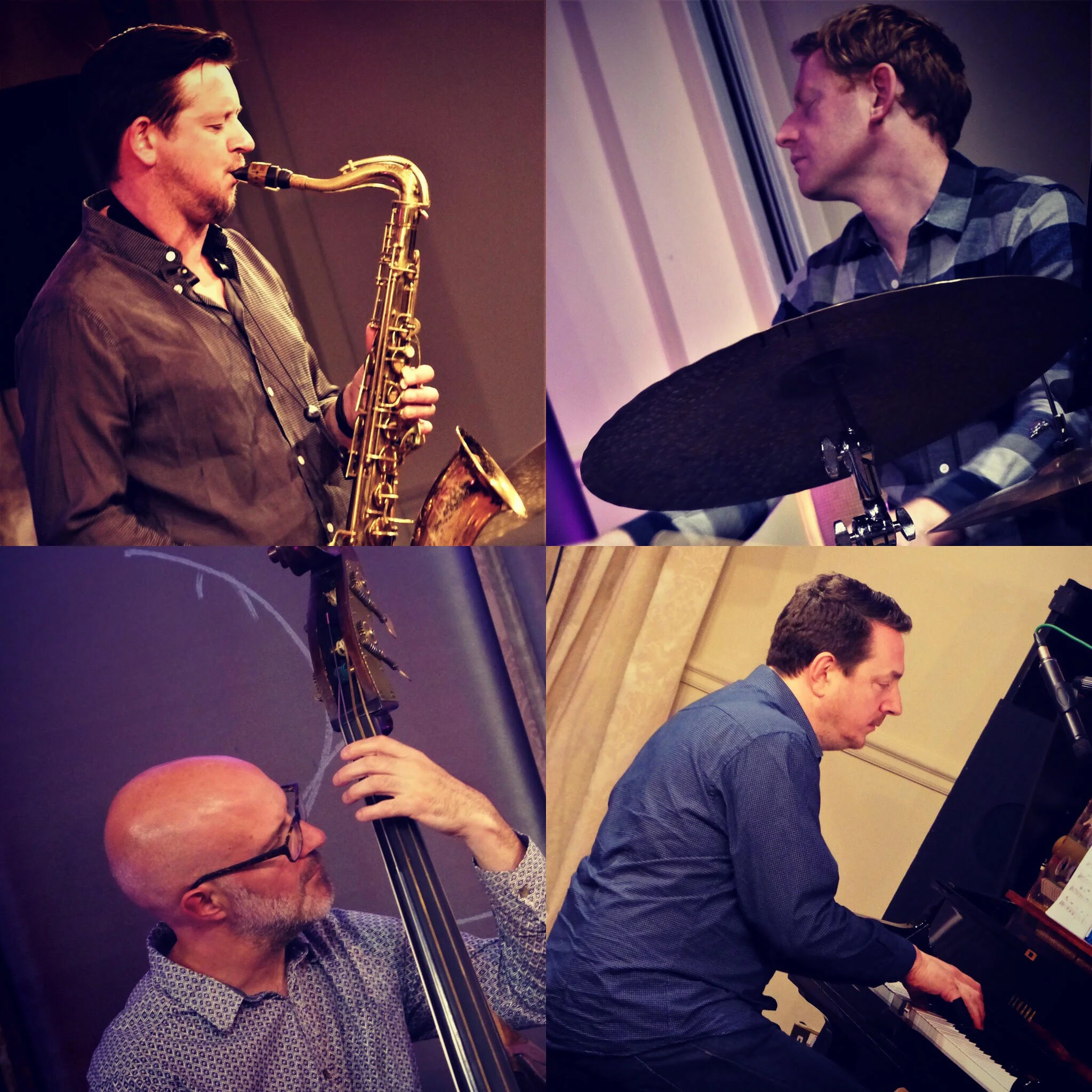 Clockwise, from top left: Paul Booth, Andrew Bain, Steve Hamilton, Dave Whitford.