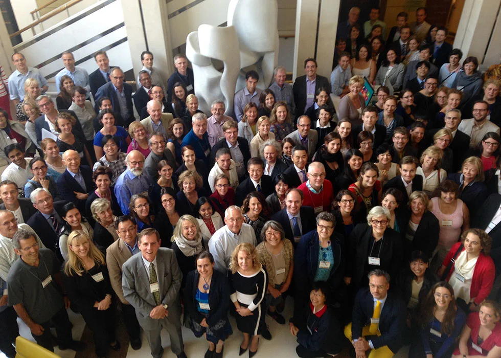 Participants at the 9th International Research Symposium on Marfan Syndrome and Related Conditions in Paris, France, September 2014