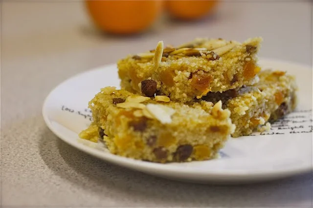 Sticky Couscous Cake Nutmegs Seven