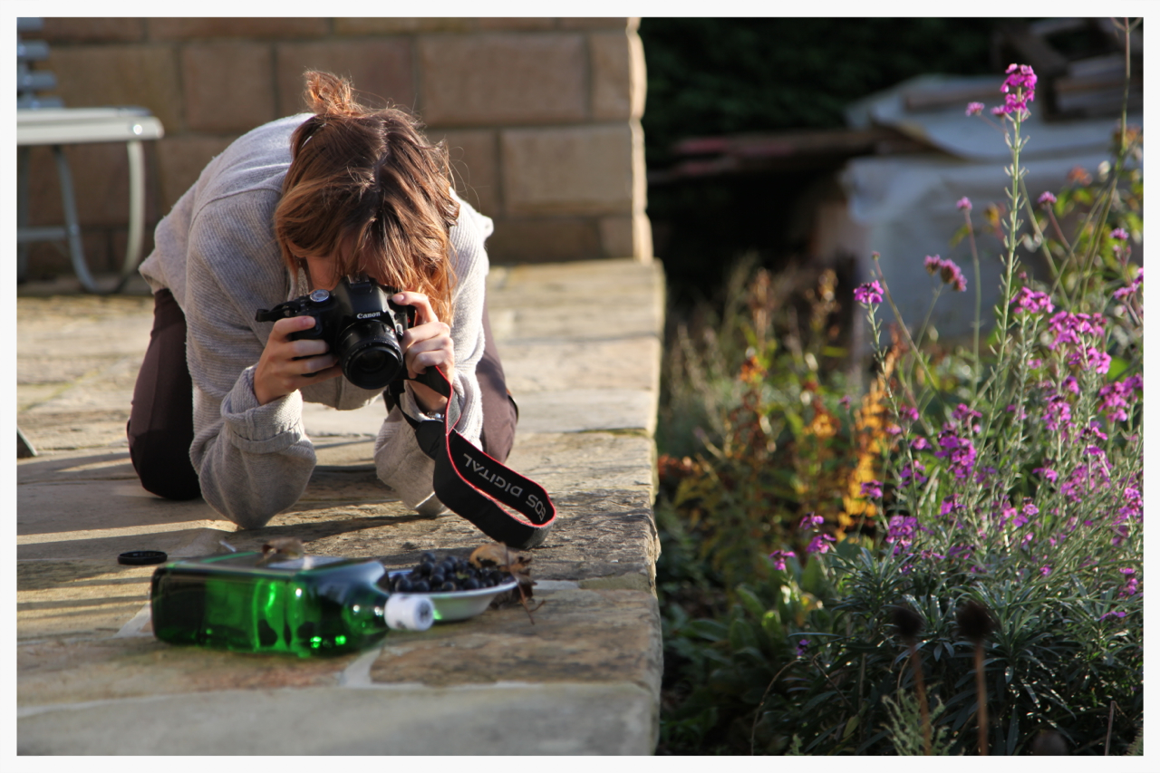 Sometimes you just need to kneel on the ground and take photos of a bottle of gin. Right?