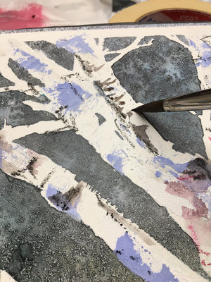 New and Alternative Materials in Watercolor and Mixed Media — Gayle Mahoney  Art