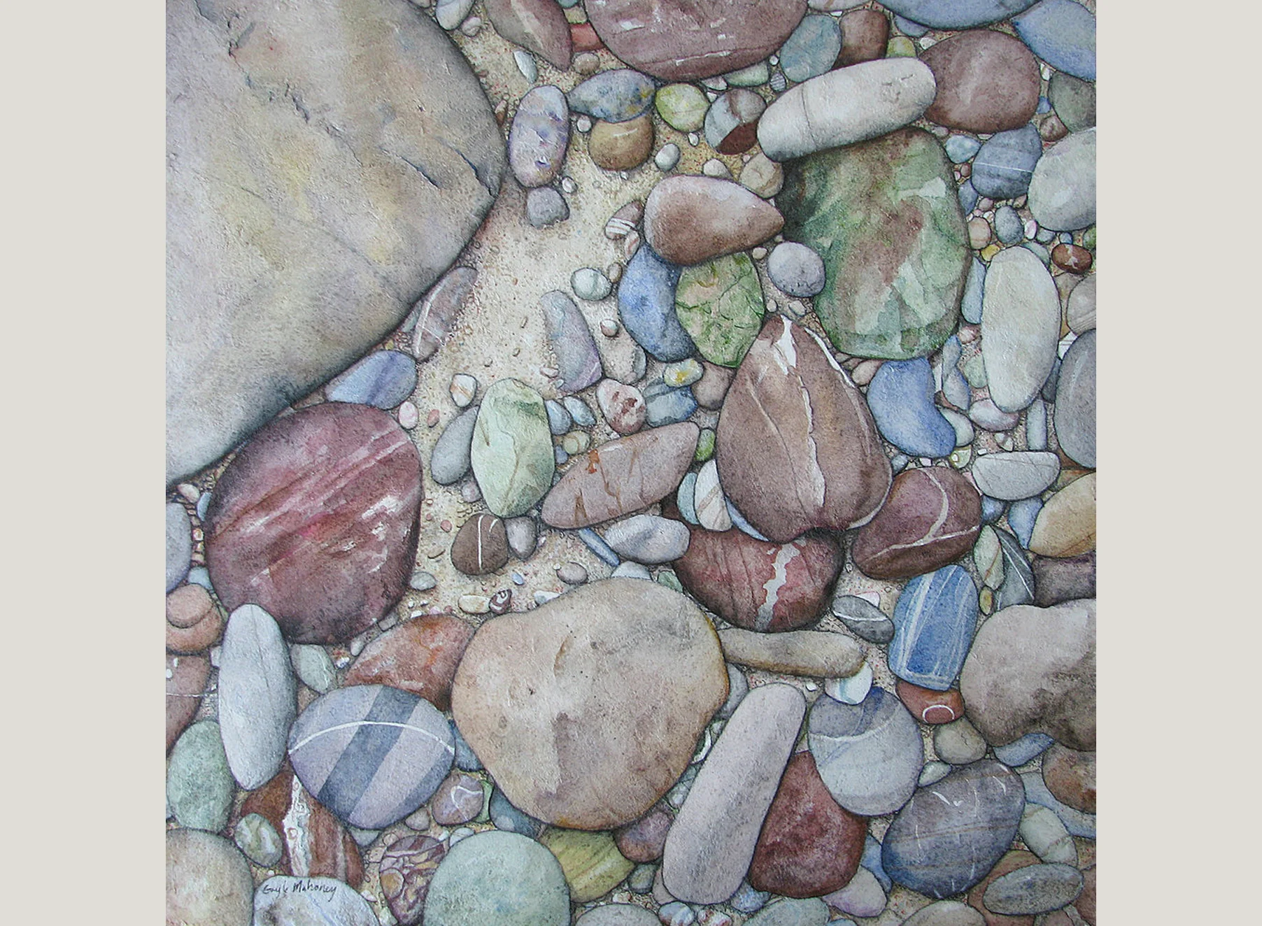 Big Sur River Stones