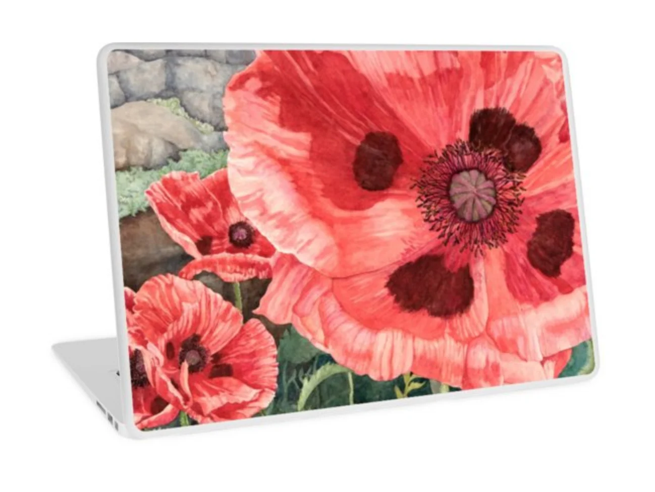 Red Poppies laptop skin.jpg