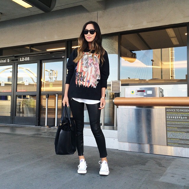 Aimee in Converse Chuck Taylors