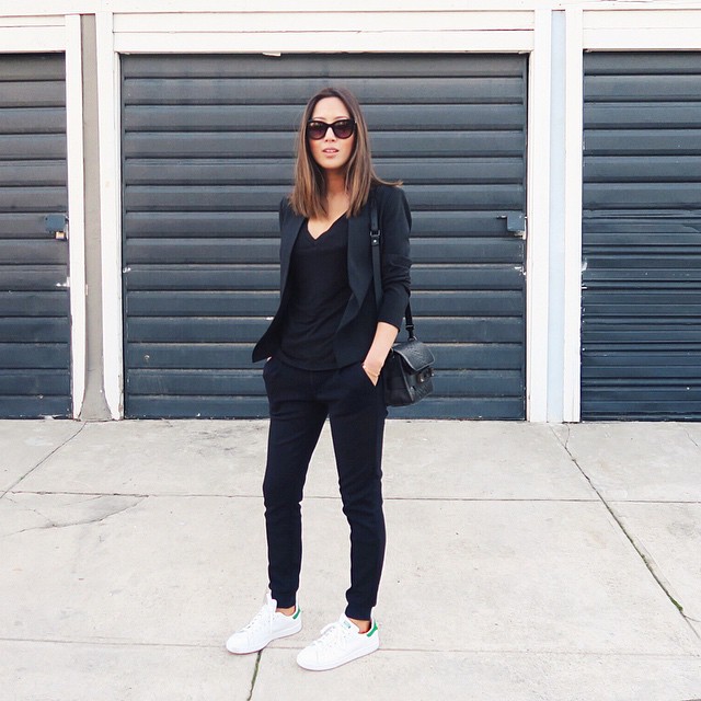 Aimee in Adidas Stan Smith