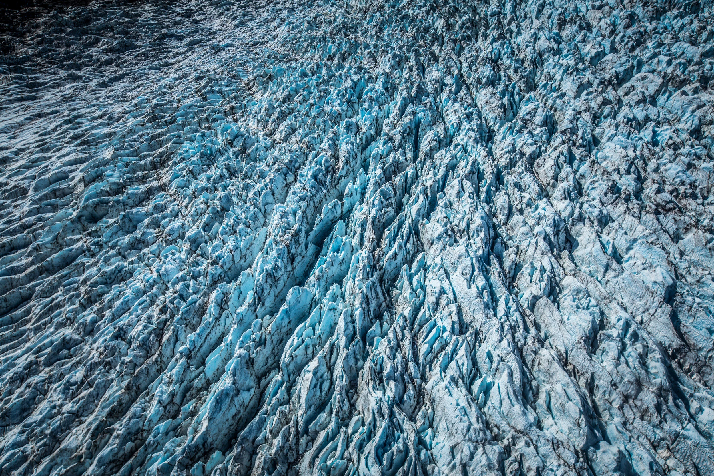  GUYOT GLACIER CREVASSES - (PHOTO: NPS/ JACOB W. FRANK)