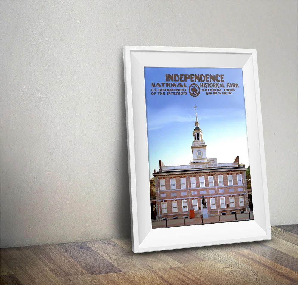 Independence National Historical Park Travel Poster