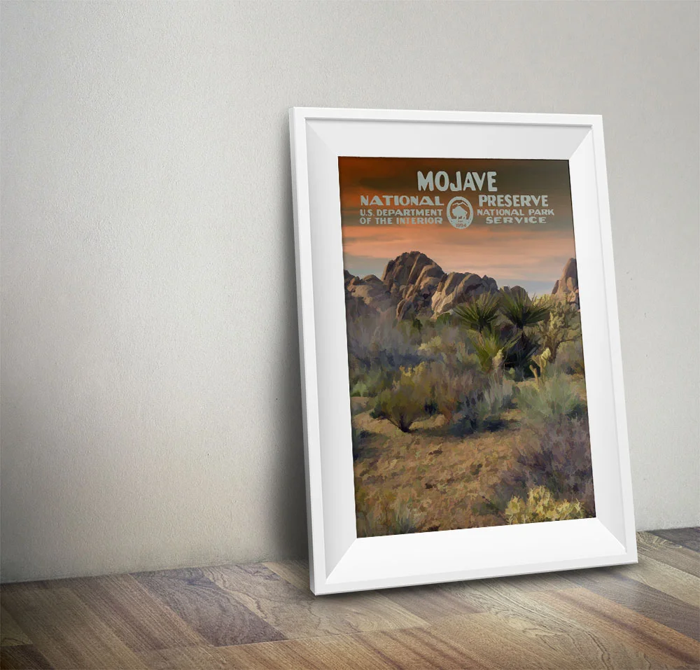 Mojave National Preserve Travel Poster