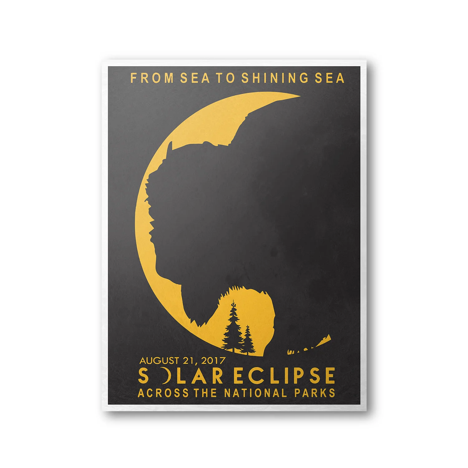 National Park Eclipse 2017 Poster