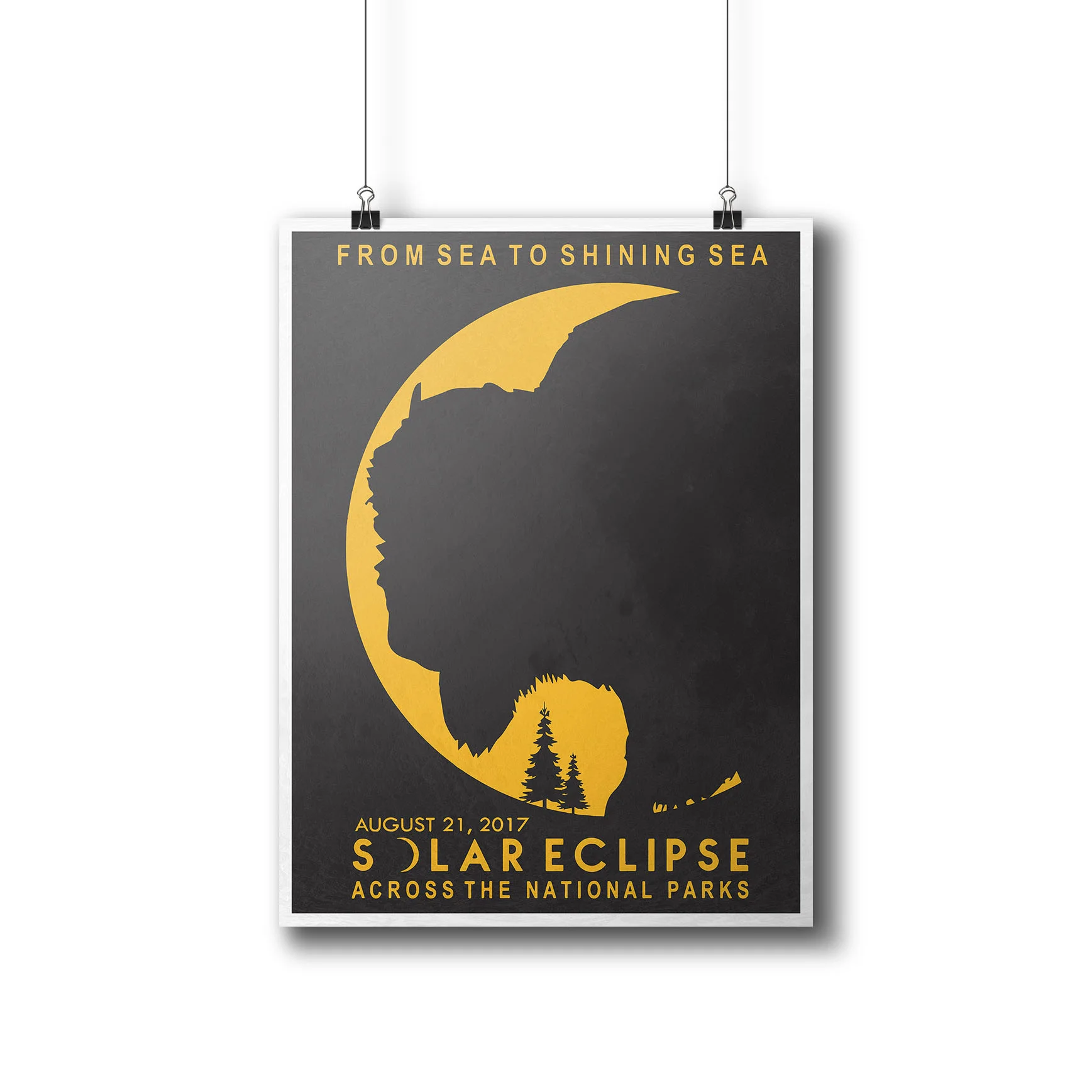 National Park Eclipse 2017 Poster
