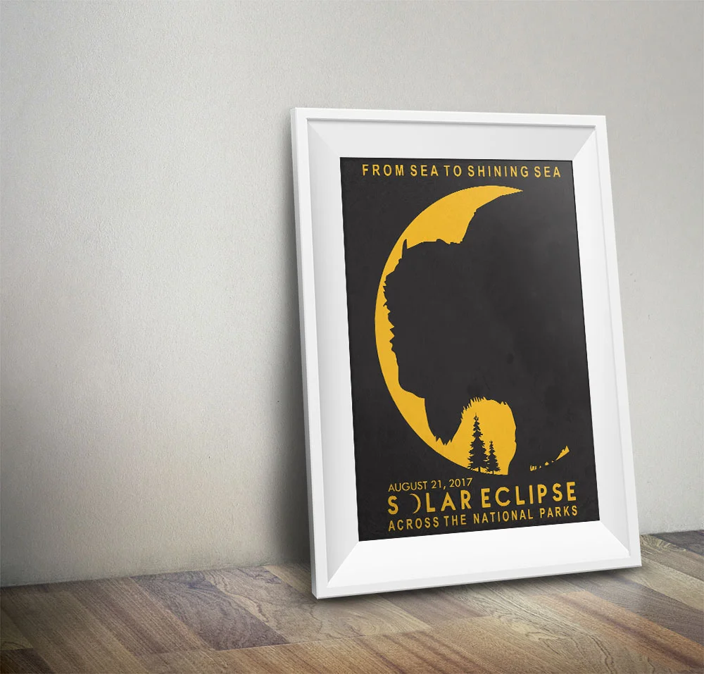 National Park Eclipse 2017 Poster