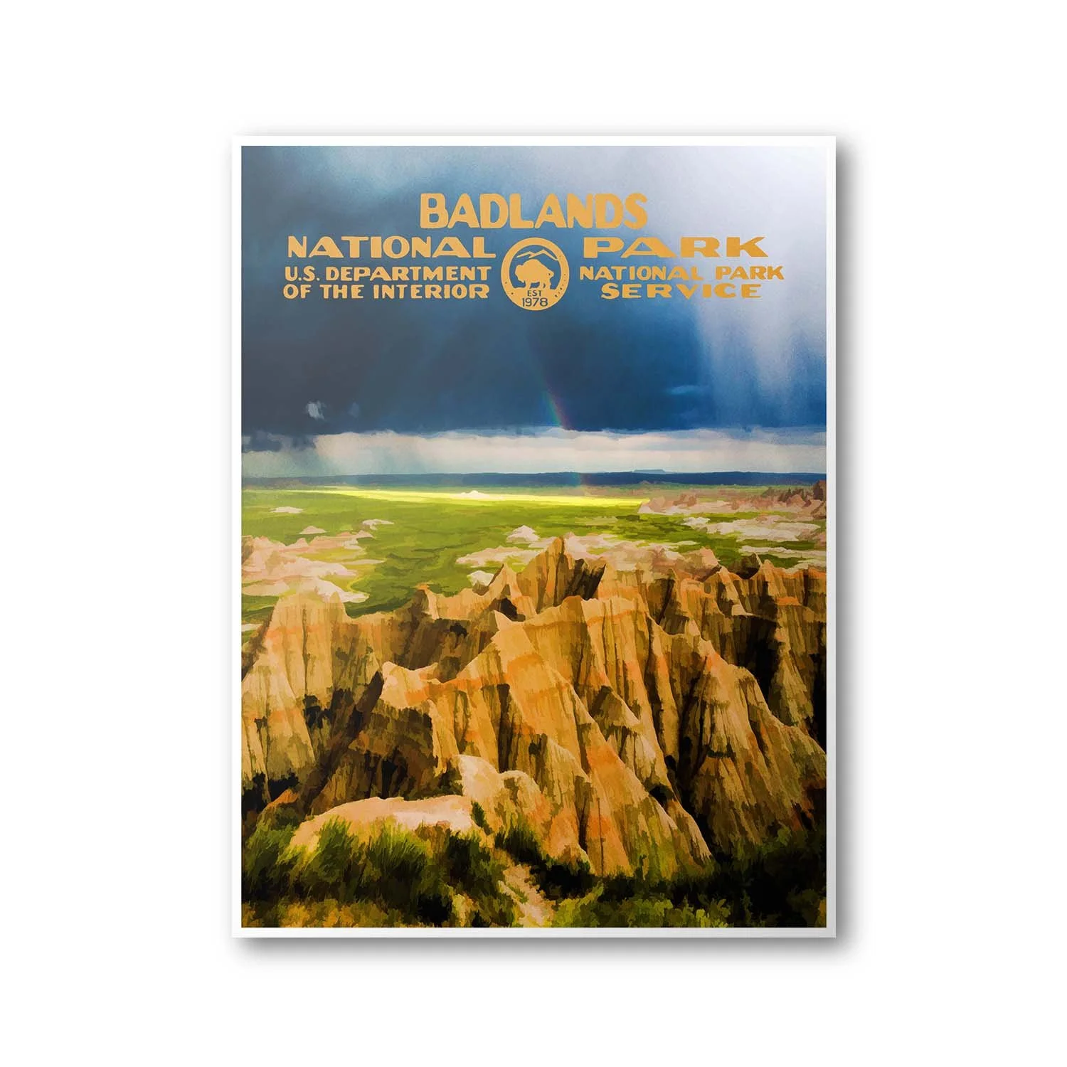 Badlands National Park Poster