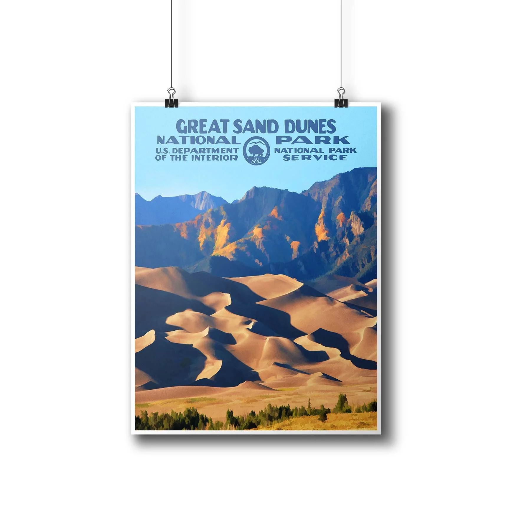 Great Sand Dunes National Park Poster