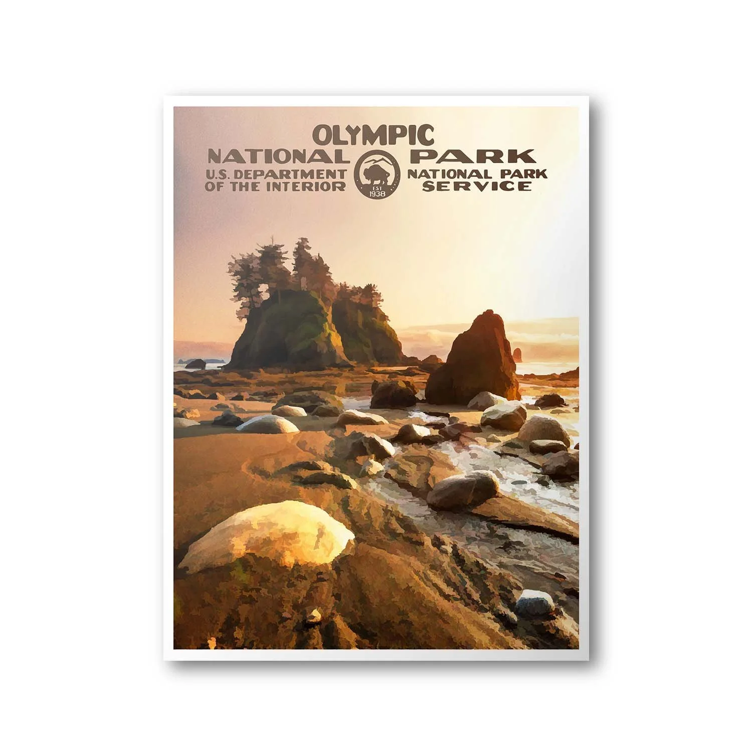 Olympic National Park Poster