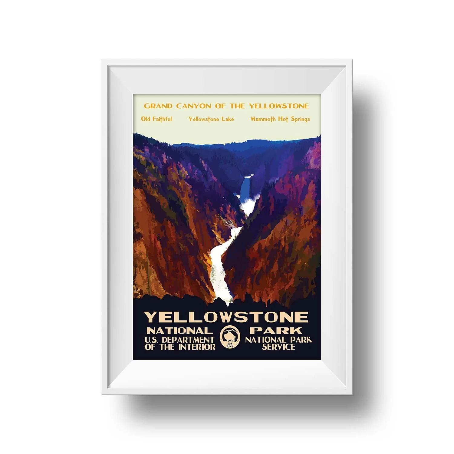 Yellowstone National Park Poster