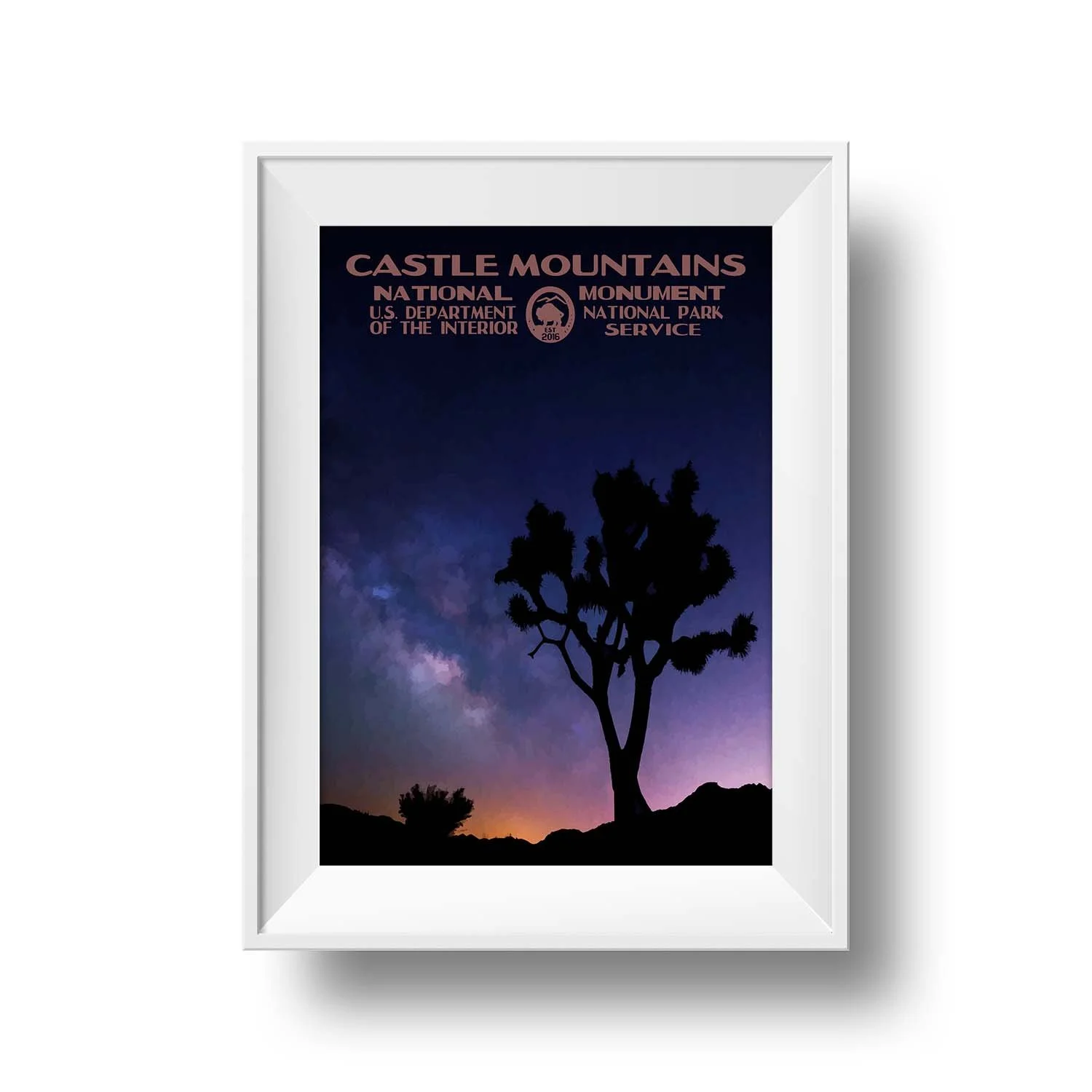 Castle Mountains National Monument Poster