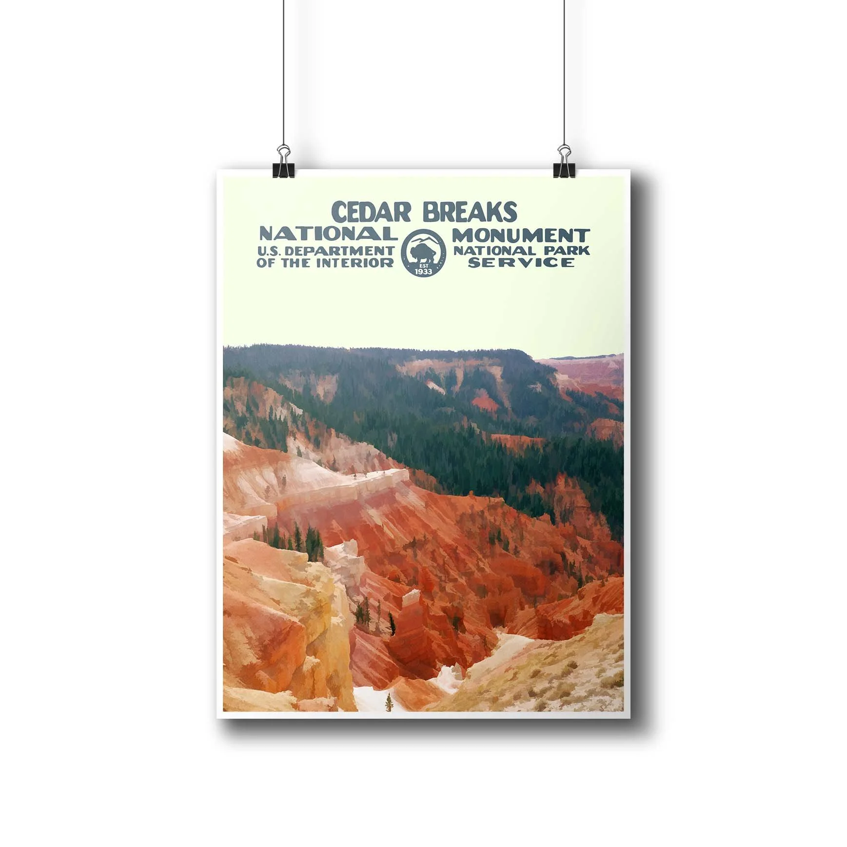 Cedar Breaks National Monument Poster