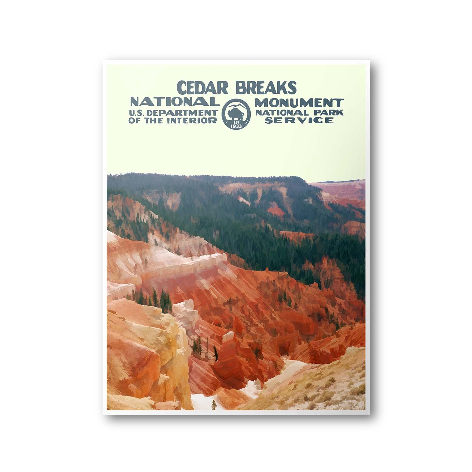 Cedar Breaks National Monument Poster