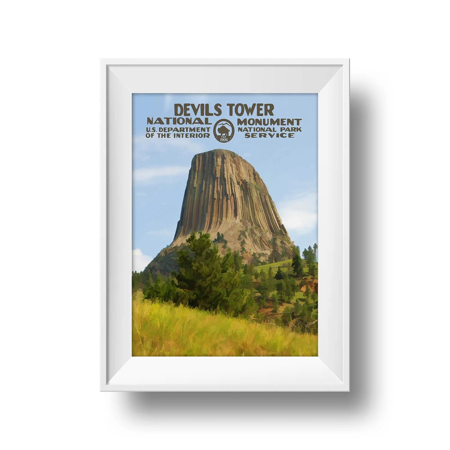 Devils Tower National Monument Poster