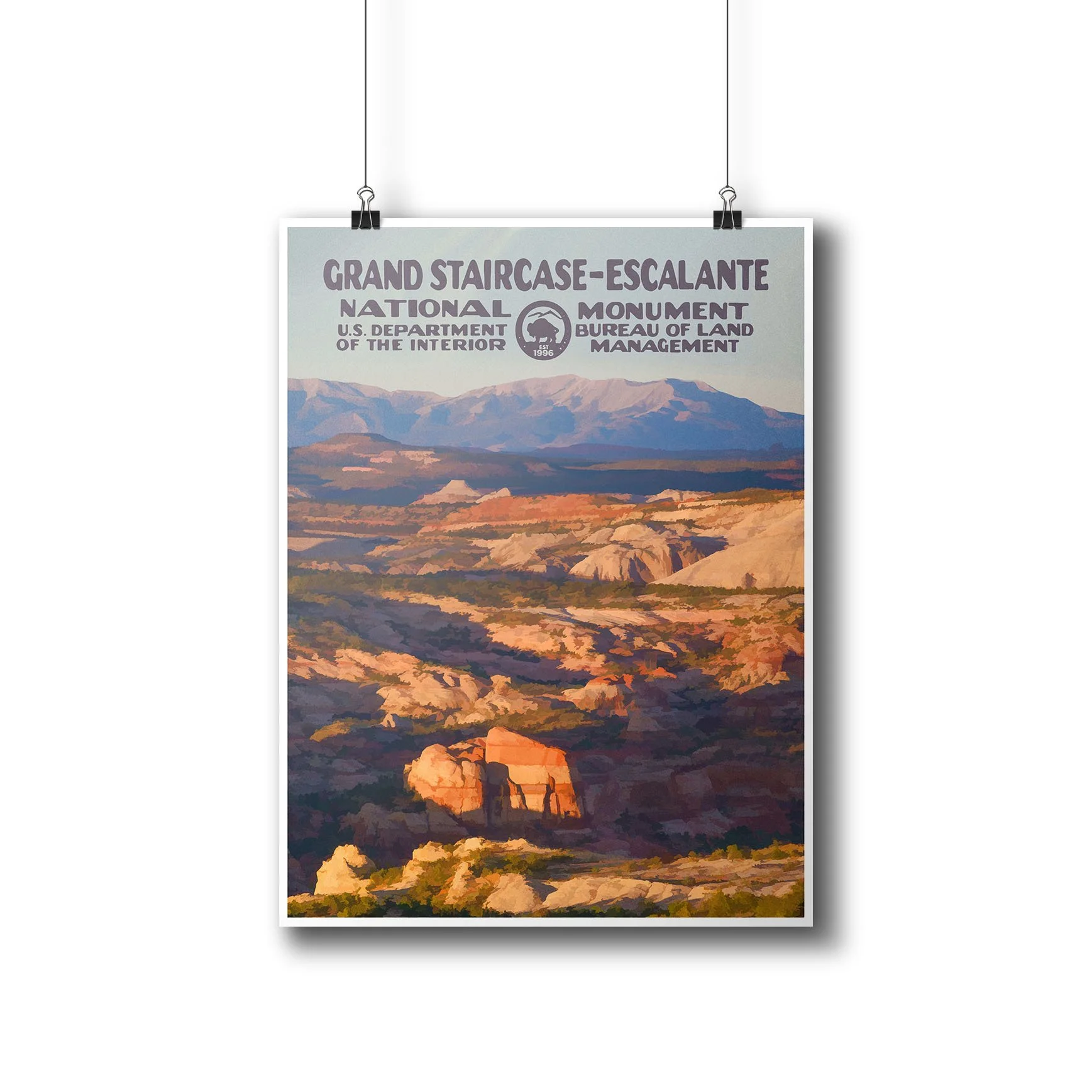 Grand Staircase-Escalante National Monument Poster